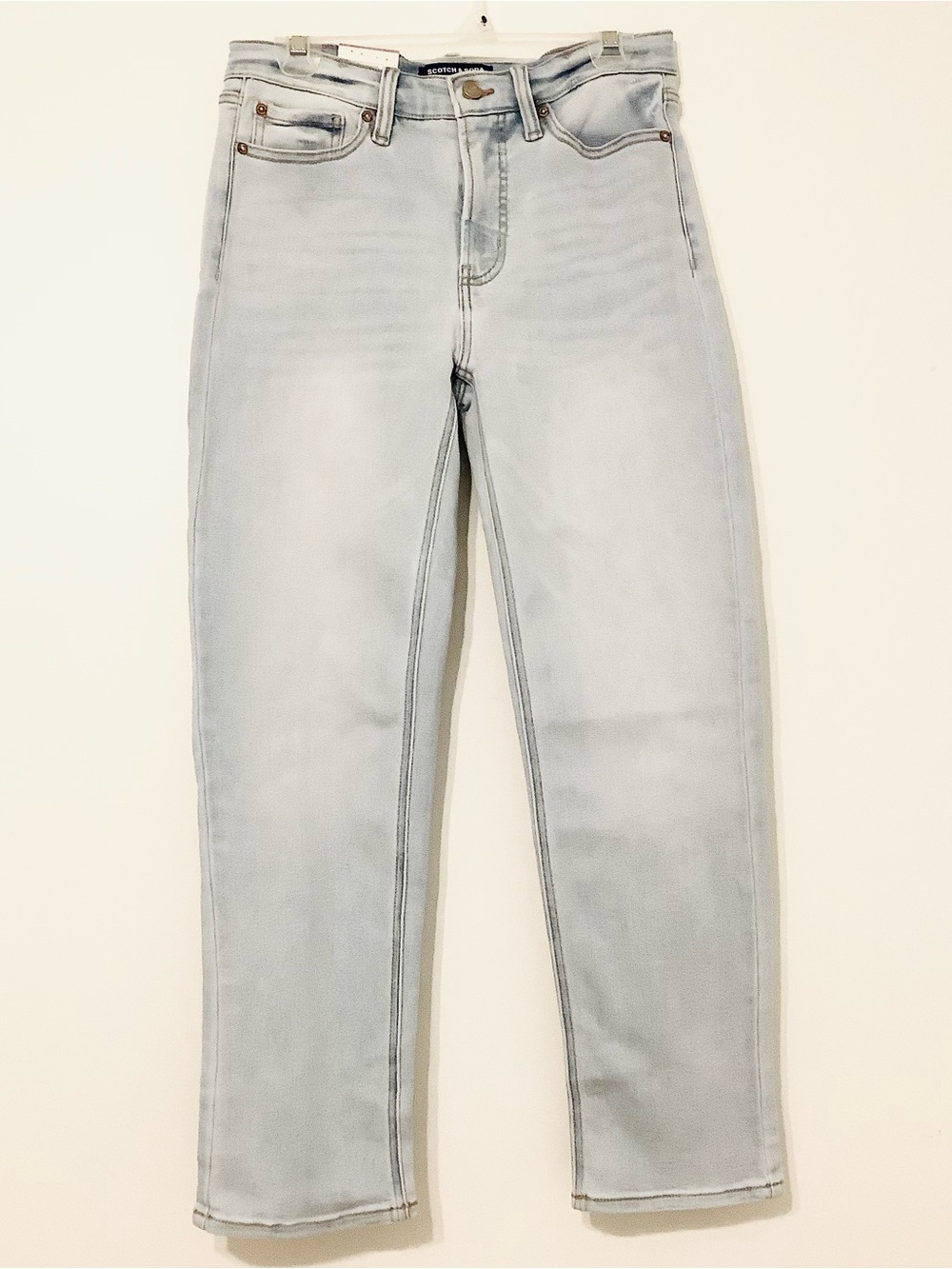NEW. Scotch & Soda Amsterdam Light Wash Blue Women's Jeans Sz. 4